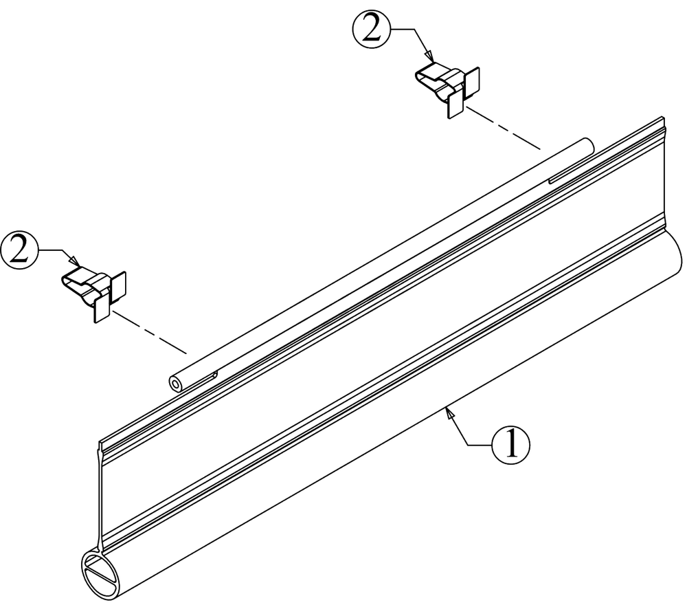 Trailshield Diagram and Parts List for 11A-02MY345 2022 Yard Machines Lawn Mower